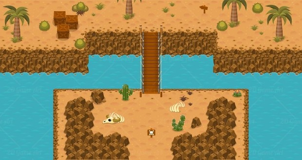 Barren Land - Top Down Tileset