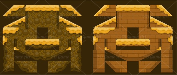 Egyptian Desert - Game Tileset