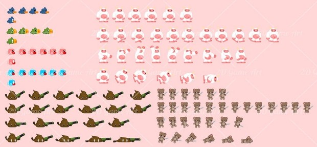 Bunny Adventure - Game Sprites