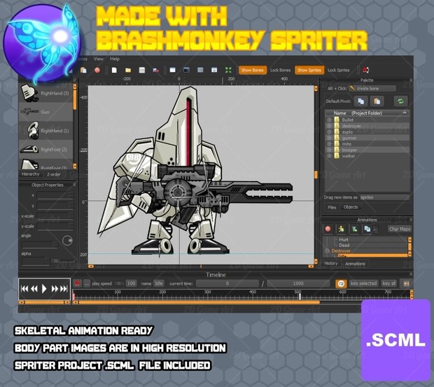 The Mechs - Game Sprites