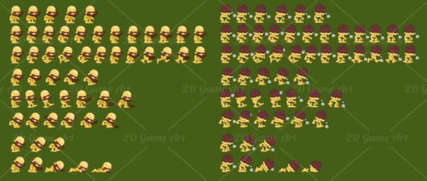 Dinosaur Age - Game Sprites