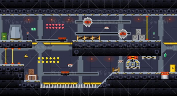 Outerspace Headquarter - Game Tileset