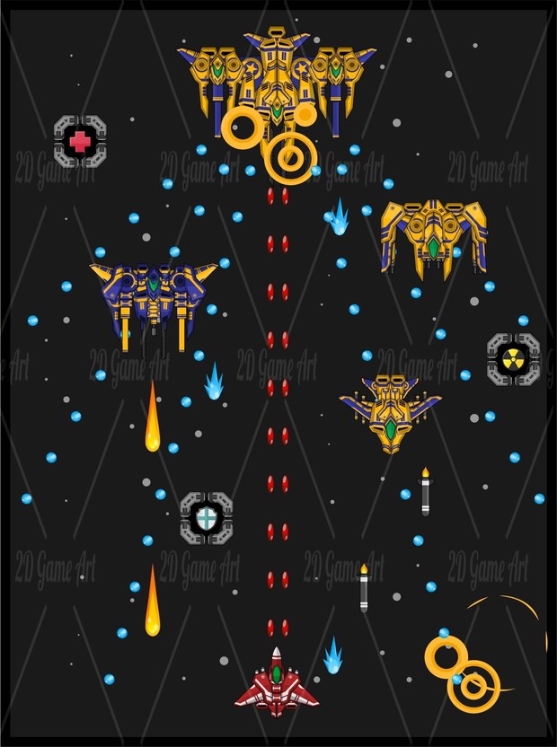 Top-Down Space Shooter Creation Kit