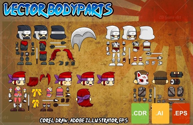 The Ninja - Game Sprites