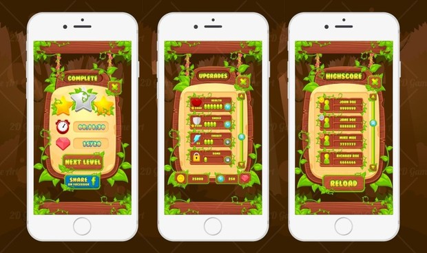 Vines & Leaves - Game GUI