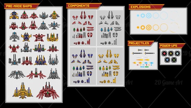 Top-Down Space Shooter Creation Kit