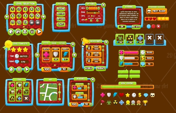 Chocolate Candy - Game GUI
