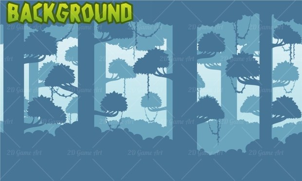 Rainforest Platformer Tileset