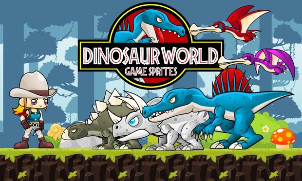Dino World - Game Sprites