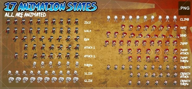 The Ninja - Game Sprites