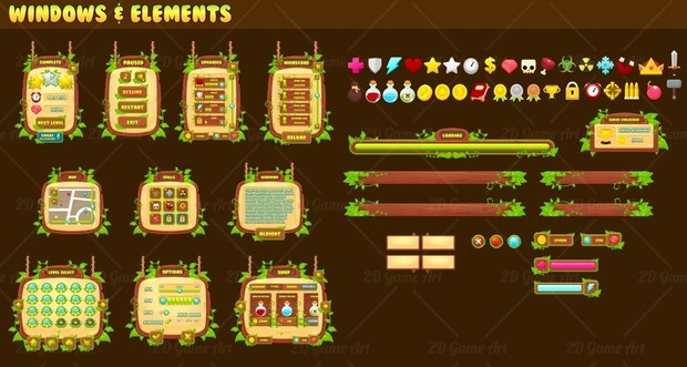 Vines & Leaves - Game GUI