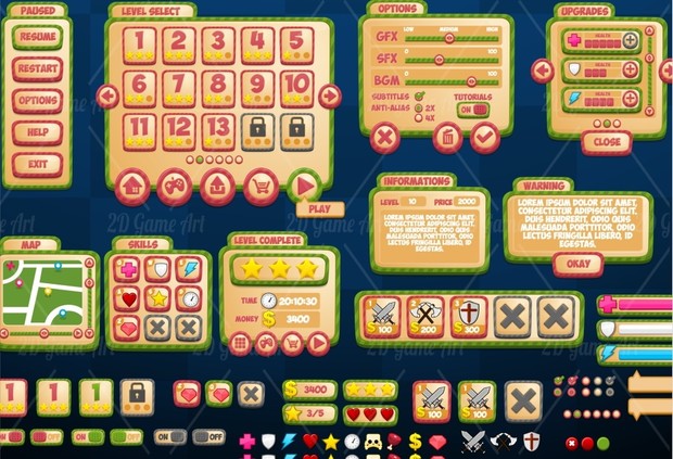 The Stripes - Game GUI