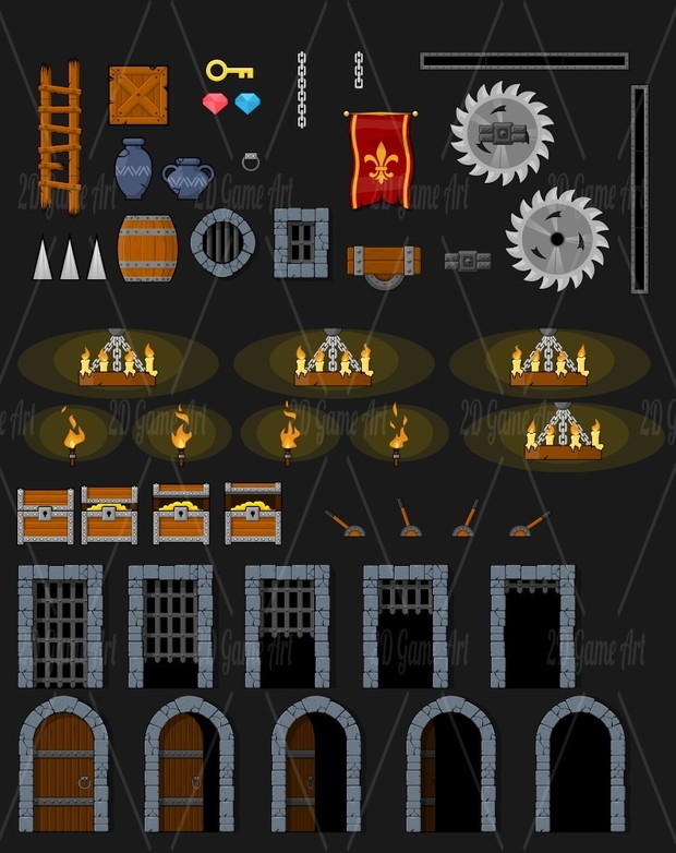 The Dungeon - Game Tileset