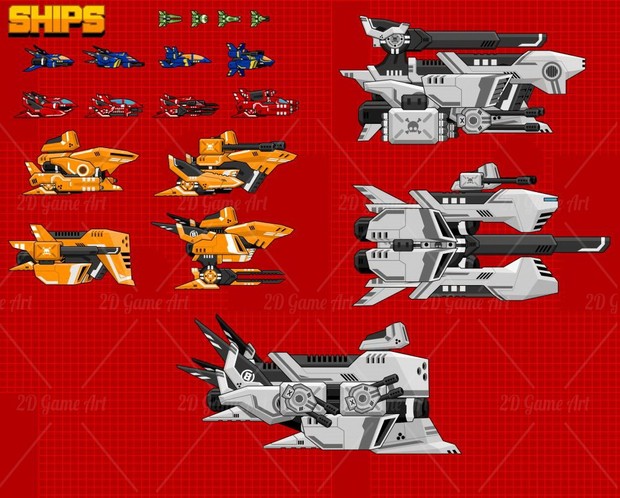 Side Scrolling Space Shooter Creation Kit