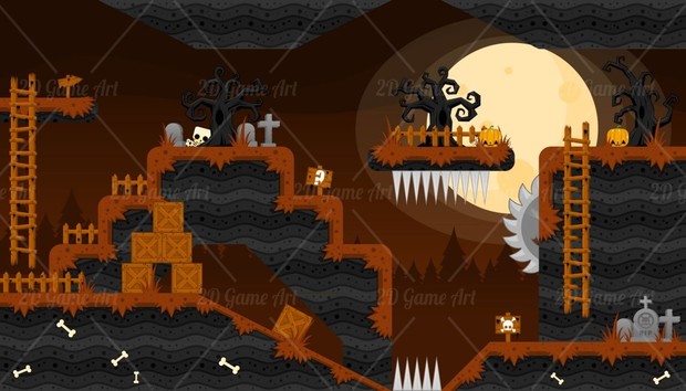 The Graveyard - Game Tileset