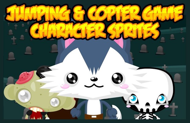 Jumping & Copters Game Sprites