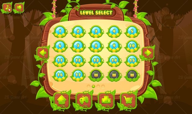 Vines & Leaves - Game GUI