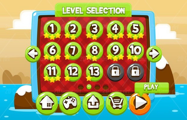 Chocolate Candy - Game GUI