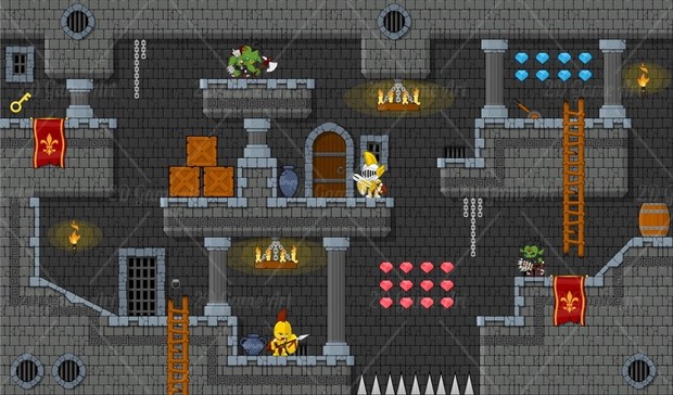 Knight vs Orc - Game Sprites