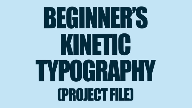 beginner s kinetic typography after effects tutorial