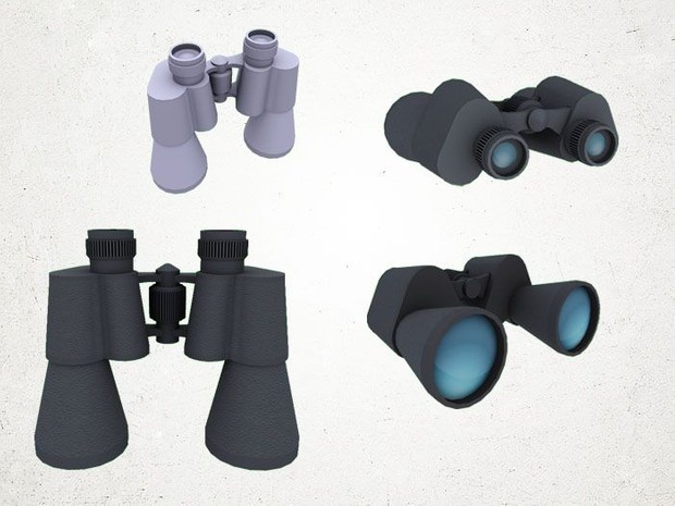 Binoculars - 3D Model