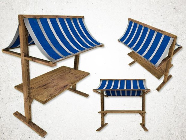 Market Booth - 3D Model