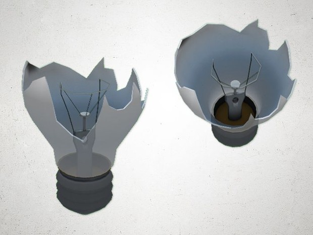 Light Bulb (broken) - 3D Model