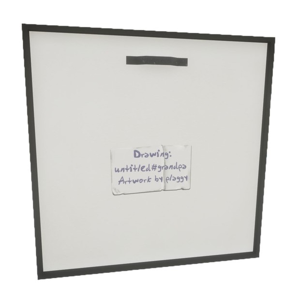 Picture Frame - untitled #grandpa - PBR 3D Model