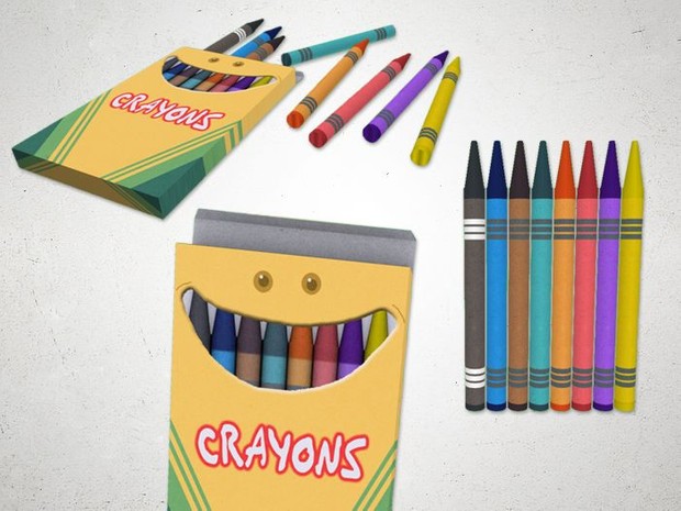Crayon - 3D Model