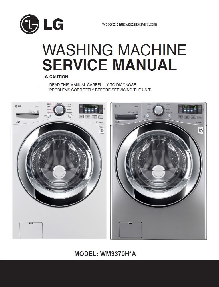 LG WM3370H WM3370HVA WM3370HWA Washer Service Manual - serviceandrepair