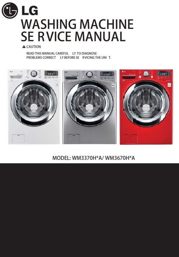 LG WM3670HWA WM3670HVA WM3670HRA Washer Service Manual - serviceandrepair