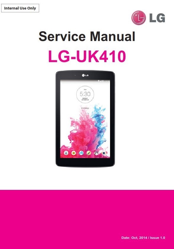 LG G Pad UK410 Tablet Service Manual and Technical Ttr - serviceandrepair