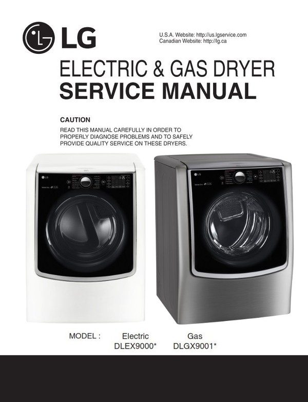 LG WM3500CW Washer Service Manual and Repair Guide - serviceandrepair
