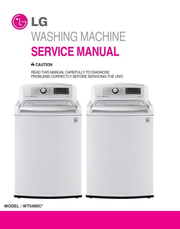 LG WT5480CW Washing Machine Service Manual serviceandrepair