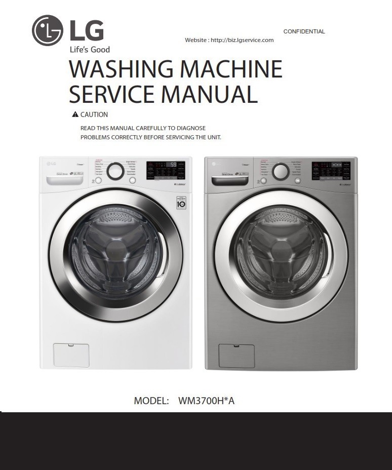 LG WM3700HRA WM3700HWA WM3700HVA Washer Service Manual - serviceandrepair