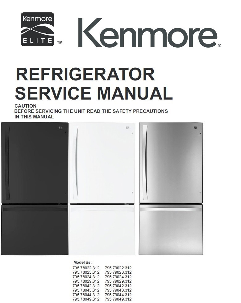 Kenmore Elite 795 79042 79043 79044 79049 (312 models) - serviceandrepair