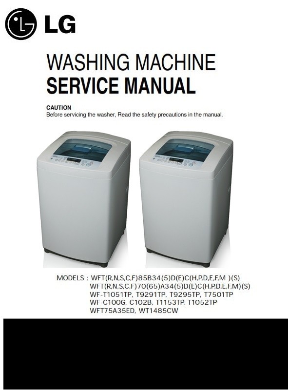 LG WT1485CW original service manual and repair guide