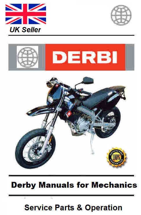 Derbi Manuals for mechanics Workshop Manuals -