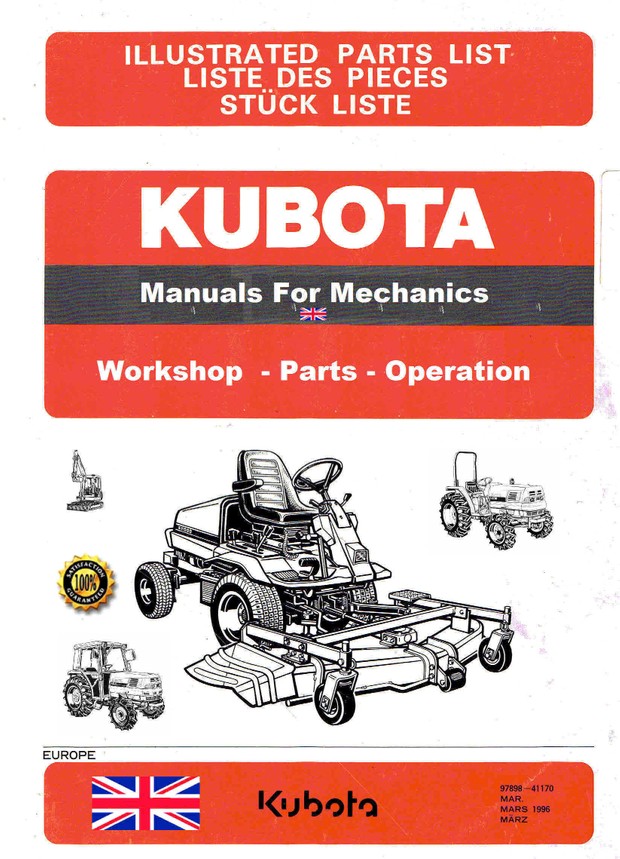 Kubota b7510 owners manual pdf