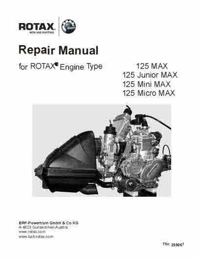 Rotax Aircraft Cart and Motorcycle Snowcat Manuals for Mechanics.