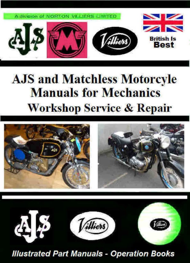 AjS Motorcycles Manuals For Mechanics