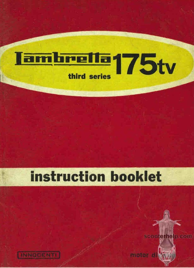 Lambretter Scooter Manuals for Mechanics