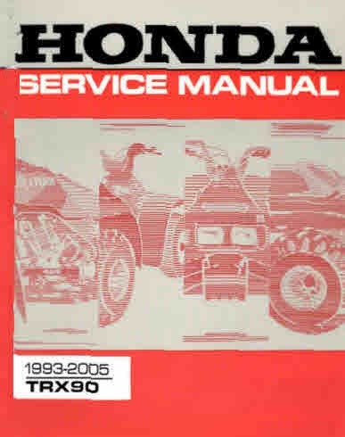 Honda 4 Track and Sand Buggy Manuals for Mechanics