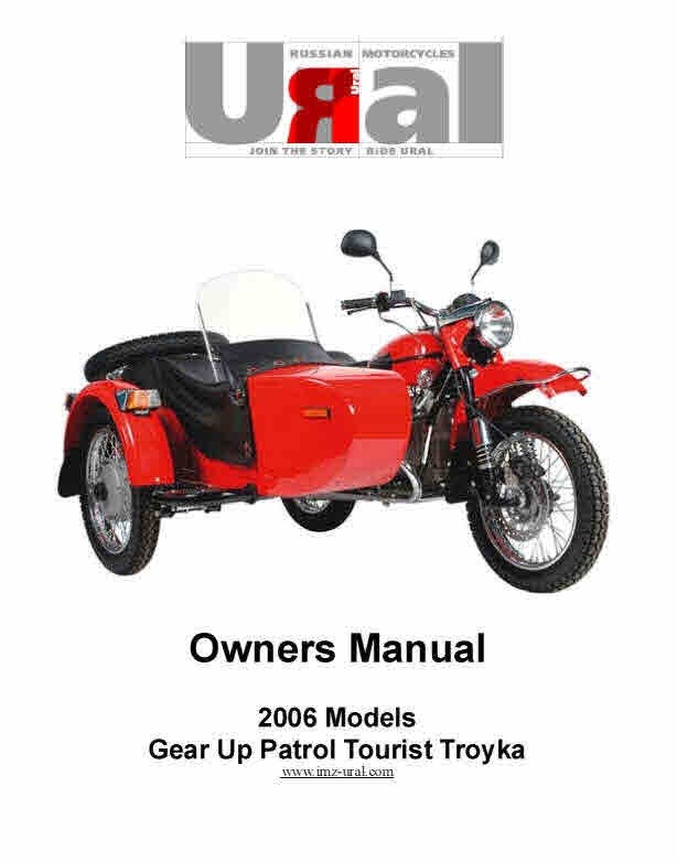Ural Motorcycle Manauls For Mechanics