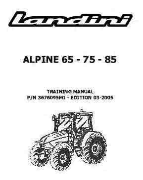 Landini Tractor Manuals for Mechanics