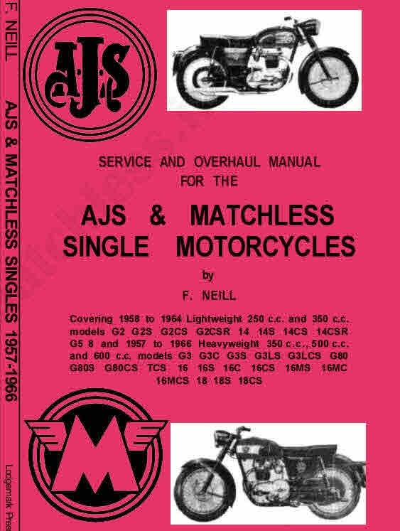 AjS Motorcycles Manuals For Mechanics