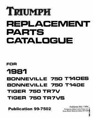 Triumph Twins Service - Parts and Operation Manuals