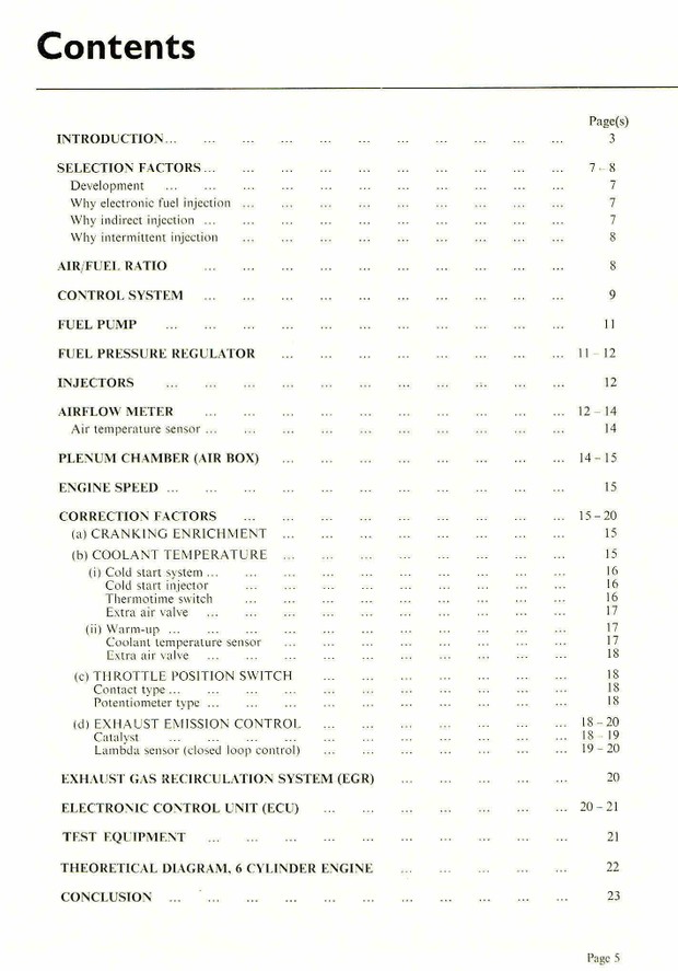 Lucas Electronic ignition Training manual Profit from Training ( Air Flow )