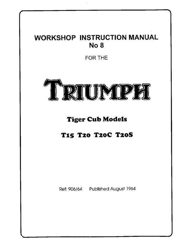 Triumph Motercycles Vintage Singles
