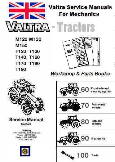Valtra Tractor Workshop & Parts Manuals for Mechanics
